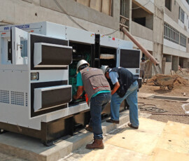Grupo electrógeno diésel industrial para suministro de energía de respaldo
