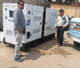 Grupo electrógeno diésel industrial para suministro de energía de respaldo